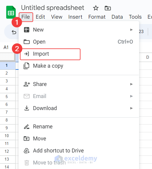 16-Import files to Google Sheets