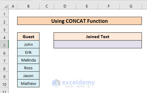 Concatenate with Delimiter in Excel