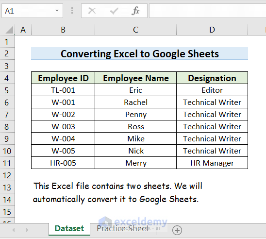 2-Excel file to convert