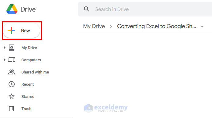 Convert Excel to Google Sheets Automatically Using Google Drive and Google Sheets
