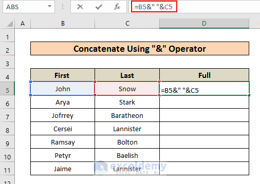 Concatenate with Delimiter in Excel