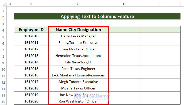 How to Convert Text to Columns with Multiple Delimiters in Excel