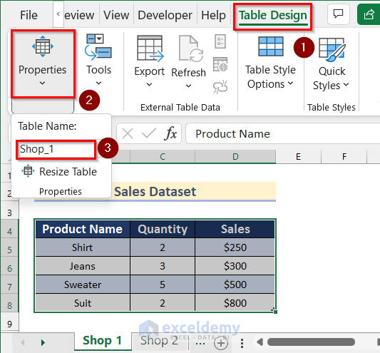 Utilize Get Data Feature to Create Table in Excel