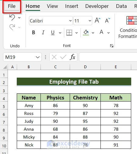 Save CSV File in Excel