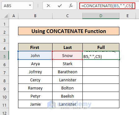 Concatenar con delimitador en Excel