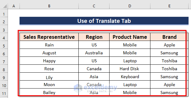  Lastly, Translate Excel File from Japanese to English