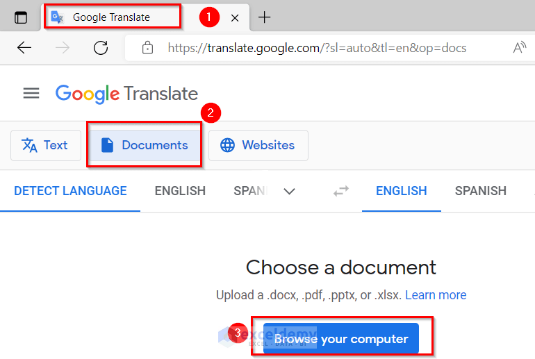 Use of Google Translator to Translate an Excel File from Japanese to English
