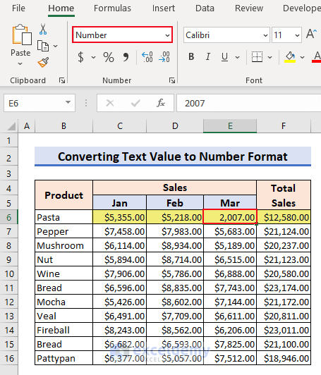 8- Excel formula calculates automatically