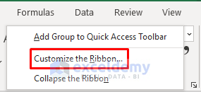 Use Predefined Subscript Option in Excel Ribbon