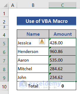 Excel VBA to solve Currency Sum Not Working