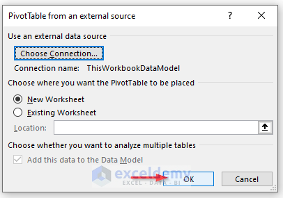 Excel Add Table to Data Model