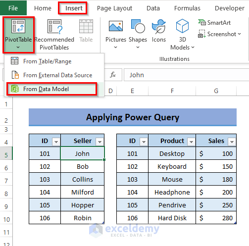 Excel Add Table to Data Model