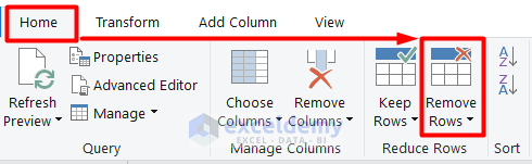Edit CSV File in Power Query Editor