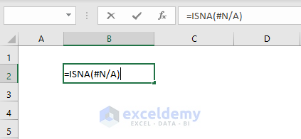 Inserting #N/A directly into the function
