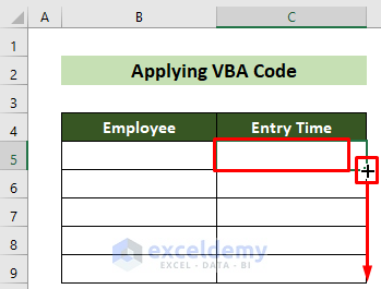 Fill Handle Feature to Copy Same Formula