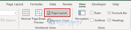 Find Page Layout