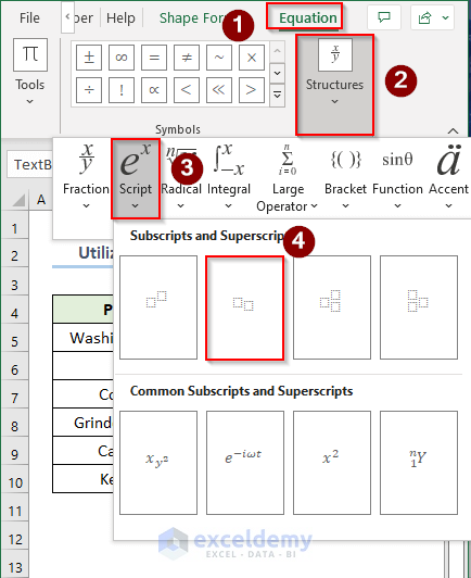 Subscript and Superscript in Excel Archives - ExcelDemy