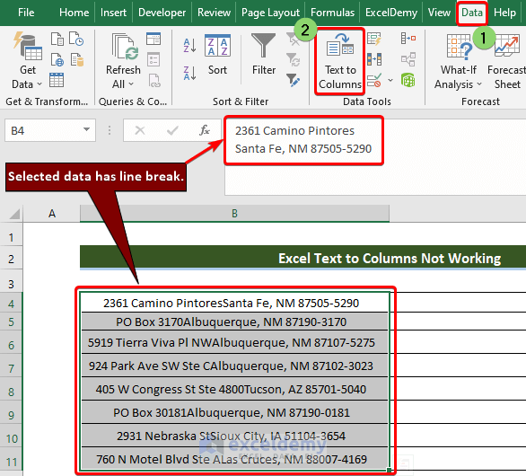 use Text to Columns in Excel
