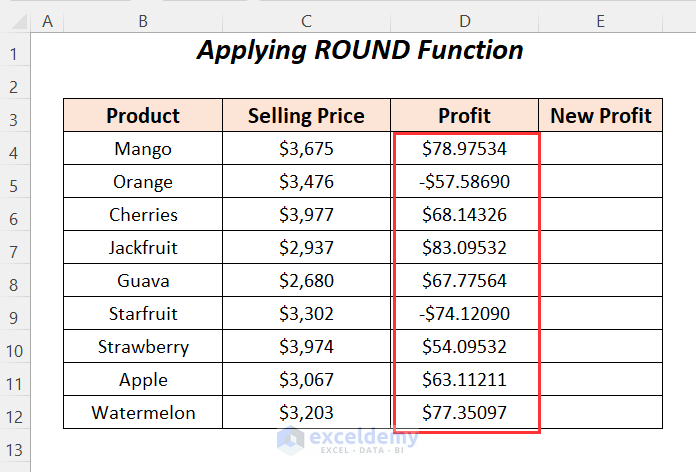 Using ROUND Function to Reduce Decimal Places in Excel Permanently