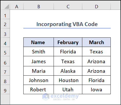 Incorporating VBA Code