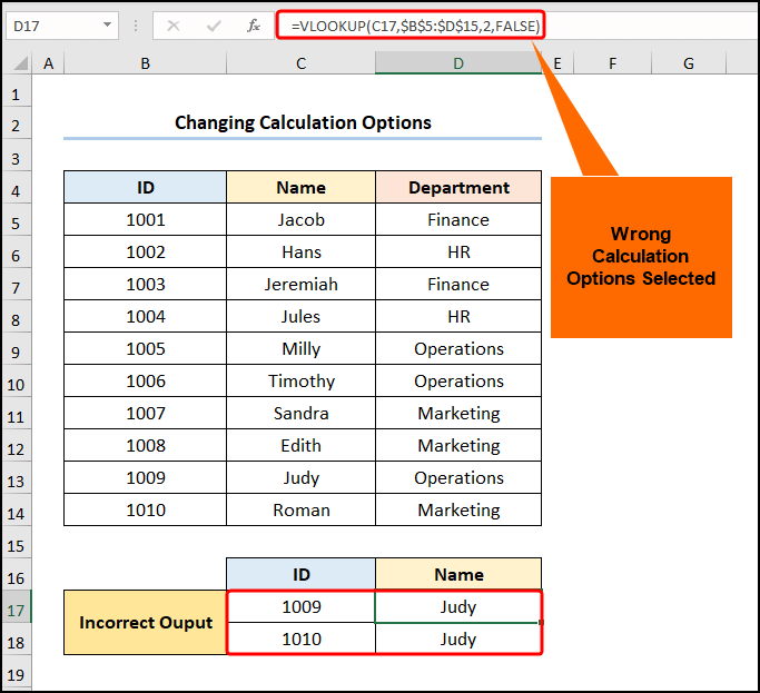 What to Do If VLOOKUP Function Is Not Returning Correct Value
