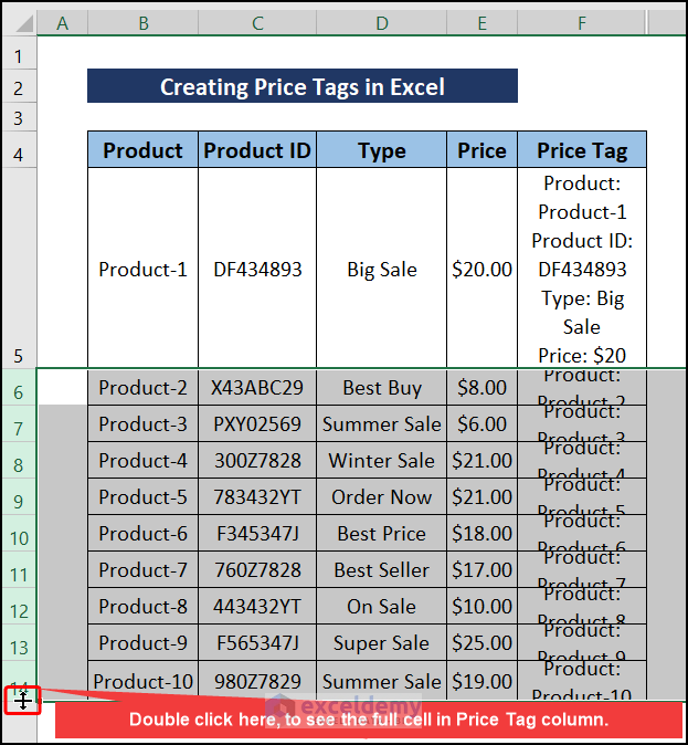 double-click on the mouse when the Excel cursor turns into like in the following image