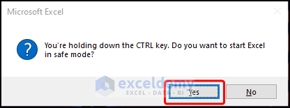 Fixing excel cursor selecting wrong cell by opening excel in Safe Mode