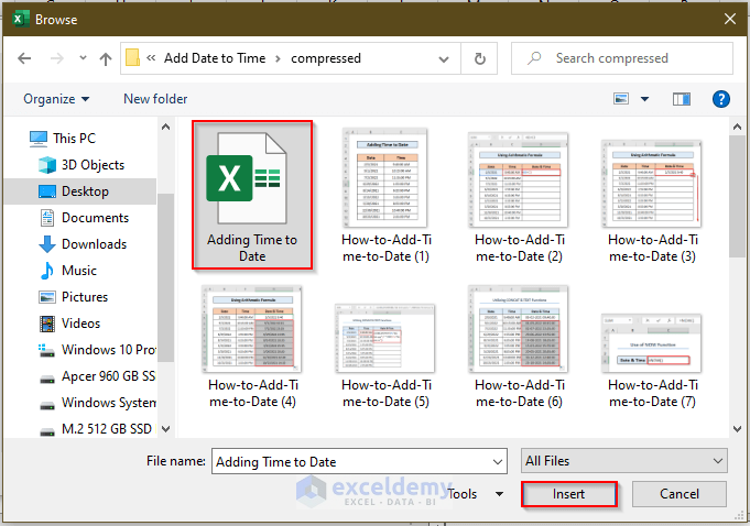 how to open embedded file in excel