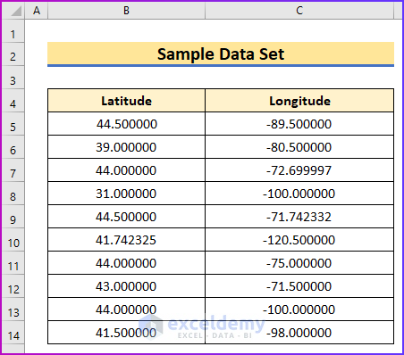 5 Easy Steps to Perform Reverse Geocoding in Excel