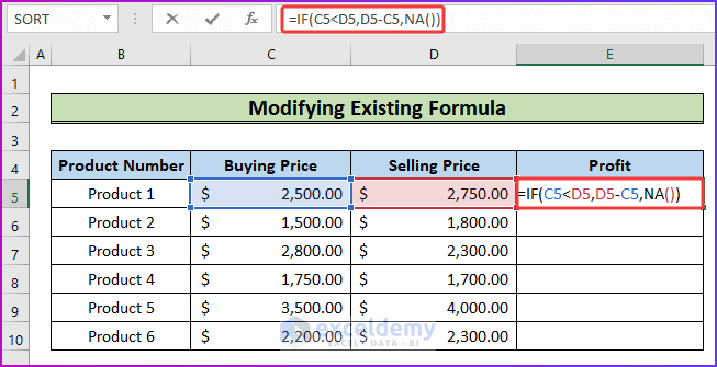 Modifiying Formula as An Easy Step to Skip Data Points in Excel Graph