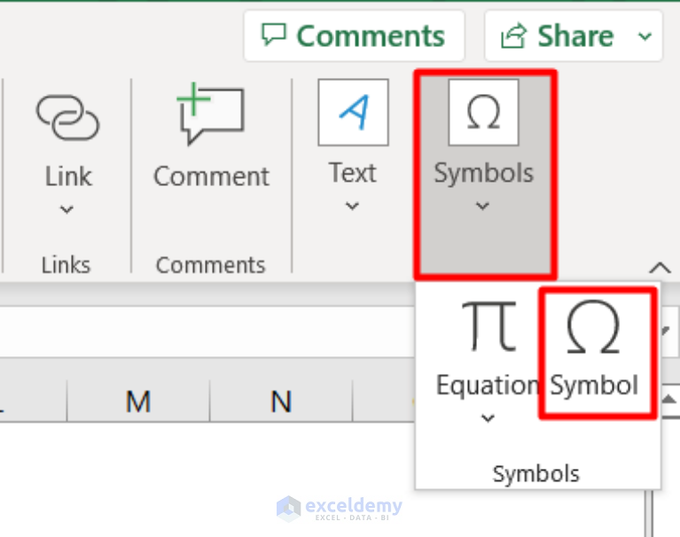How To Insert Inverted Delta Symbol In Excel 8 Easy Methods 