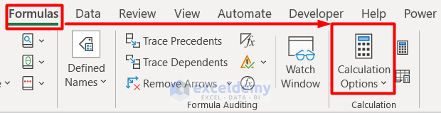 Enable Automatic Calculation for Calculating with VLOOKUP