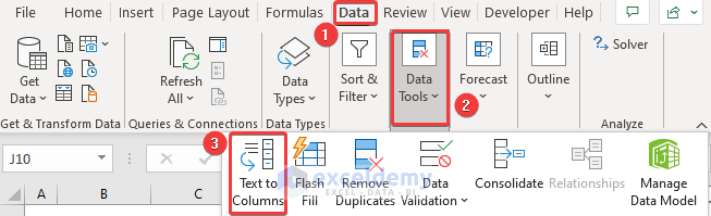 Access Text to Column Tool to Solve Excel VLOOKUP Returning #N/A Error Instead of Value