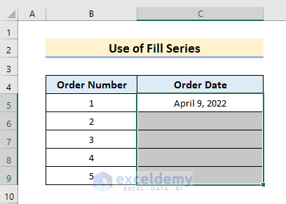 Add 3 Months to a Date with Fill Series Feature