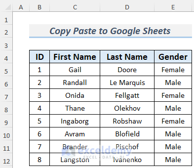 copy paste from excel to google sheets not working