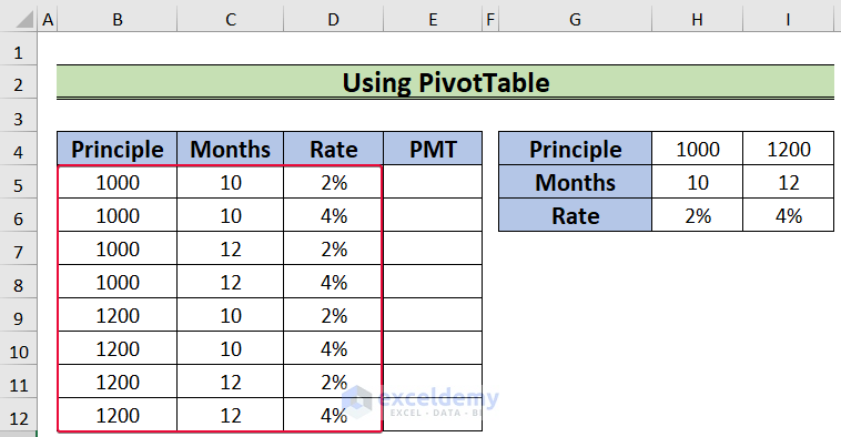 writing combinations of parameters to create a data table with 3 variables