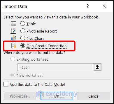 Import Data for all combinations of 6 columns in Excel