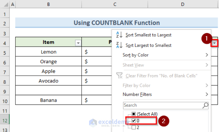 [Fixed!] Excel Filter Stops at Blank Row (4 Possible Solutions)