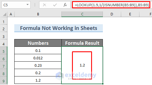 Using ARRAYFORMULA Function to Solve If LOOKUP Function Not Working