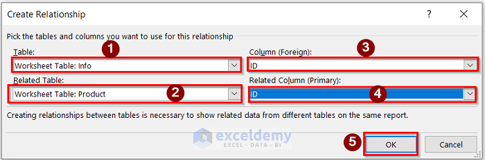 Using Connection Option to Make Excel Reference Data Model in the Formula