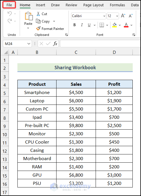 What to Do If You’re Unable to Share Excel Workbook