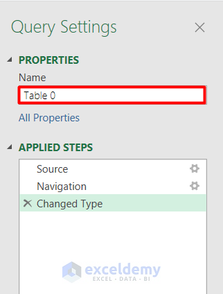 Open the Power query to extract data from multiple web pages into excel