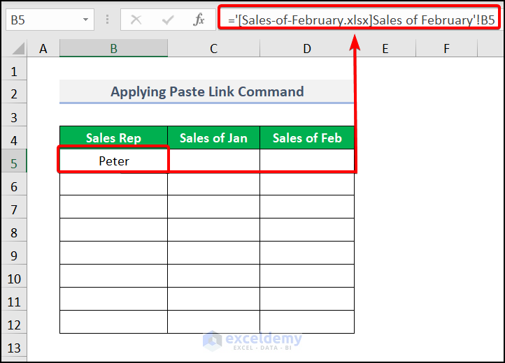 Reference cell to consolidate multiple excel files into one