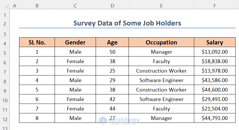 how to encode survey data in excel