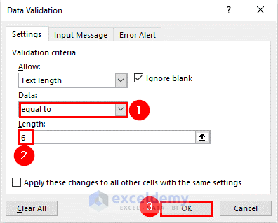 Data Validation to increase character limit in excel cell