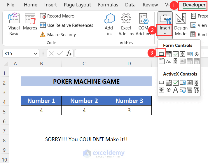Recording Macros to Make Games in Excel