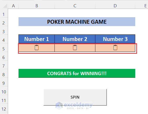 How to Make Games in Excel (with Easy Steps) - ExcelDemy
