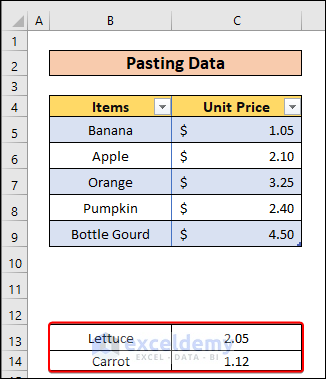Making a Table Bigger by Adding Rows/Columns in Excel