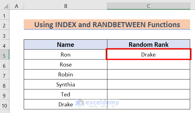 excel random assignment to groups