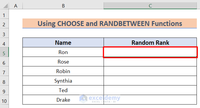 excel random assignment to groups